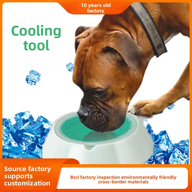 Summer Cooling Portable Dog & Cat Ice Bowl Pet Supplies